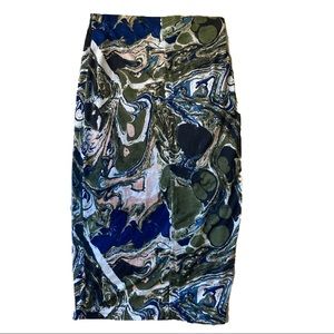 Rachel Comey marble print skirt